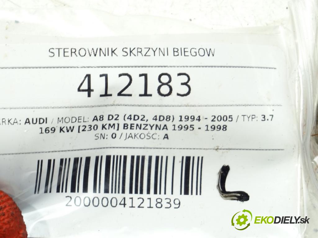 AUDI A8 D2 (4D2, 4D8) 1994 - 2005    3.7 169 kW [230 KM] benzyna 1995 - 1998  Riadiaca jednotka prevodovky 4D0927156AC (Riadiace jednotky prevodovky)