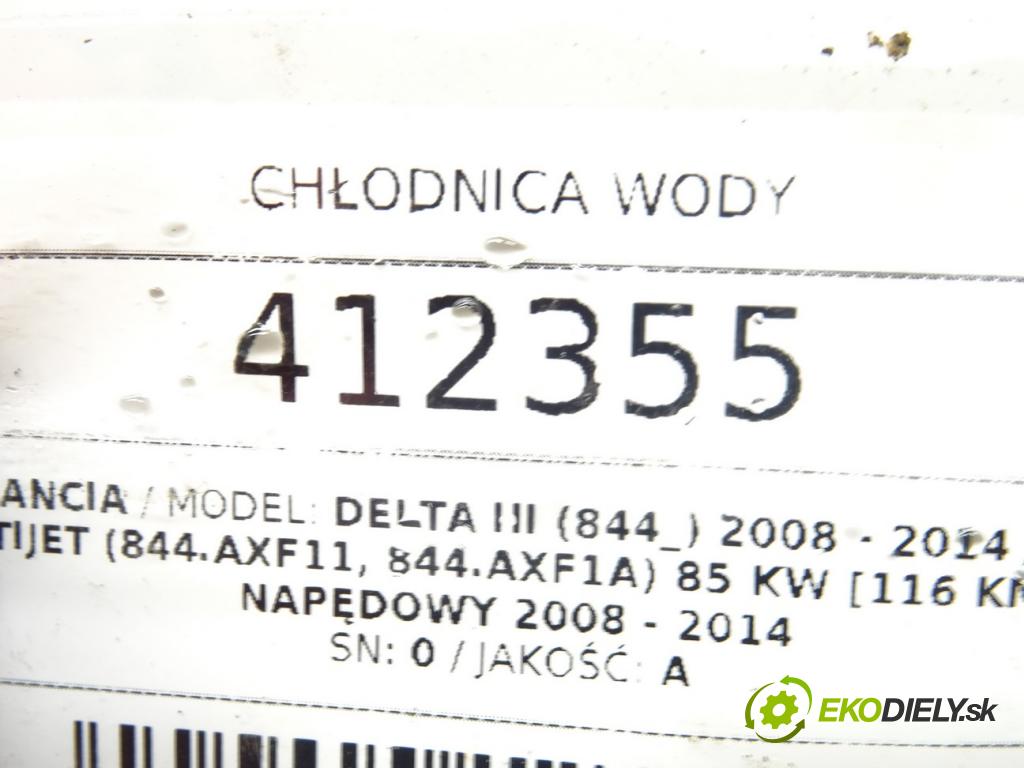 LANCIA DELTA III (844_) 2008 - 2014    1.6 D Multijet (844.AXF11, 844.AXF1A) 85 kW [116 K  Chladič vody 0 (Chladiče vody)