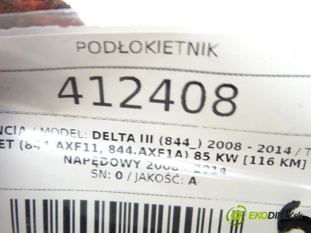 LANCIA DELTA III (844_) 2008 - 2014    1.6 D Multijet (844.AXF11, 844.AXF1A) 85 kW [116 K  Lakťová opierka 0 (Lakťové opierky)
