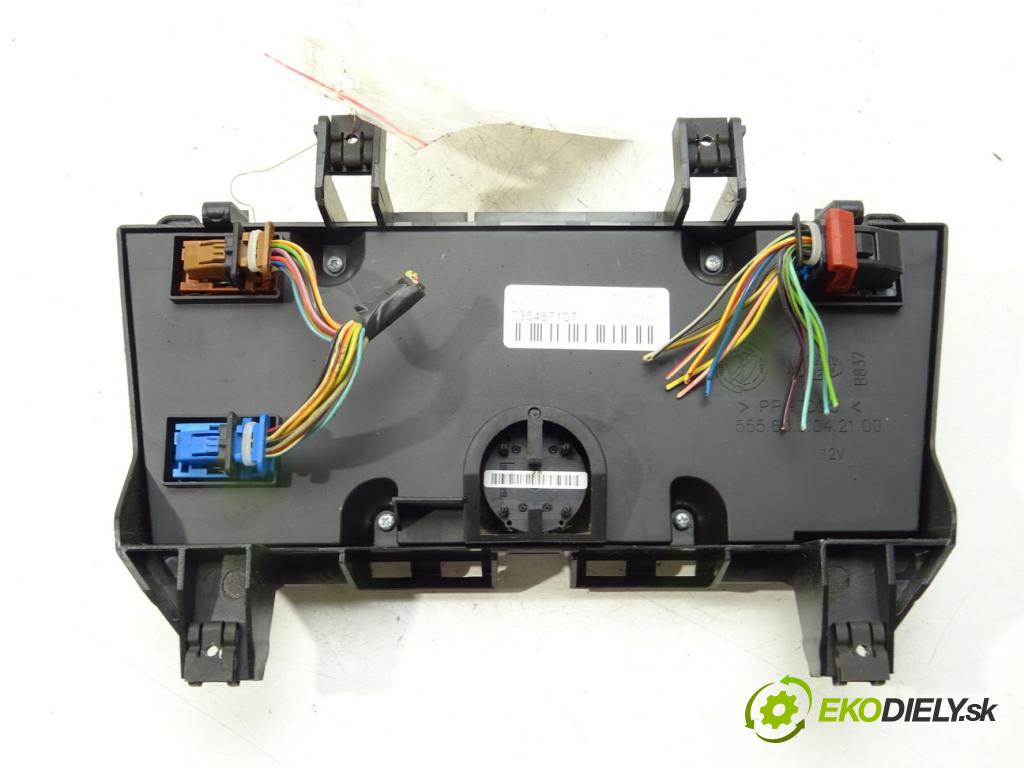 LANCIA DELTA III (844_) 2008 - 2014    1.6 D Multijet (844.AXF11, 844.AXF1A) 85 kW [116 K  Panel ovládania kúrenia 735487107 (Prepínače, spínače, tlačidlá a ovládače kúrenia)