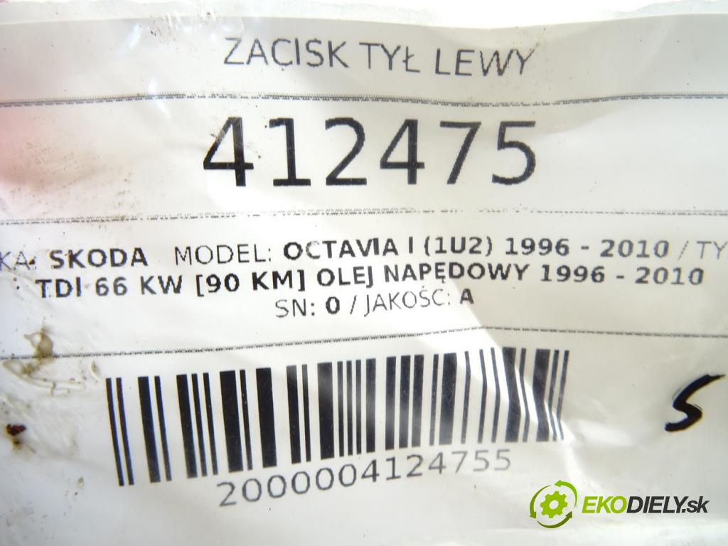 SKODA OCTAVIA I (1U2) 1996 - 2010    1.9 TDI 66 kW [90 KM] olej napędowy 1996 - 2010  Brzdič strmeň zad ľavy  (Ostatné)