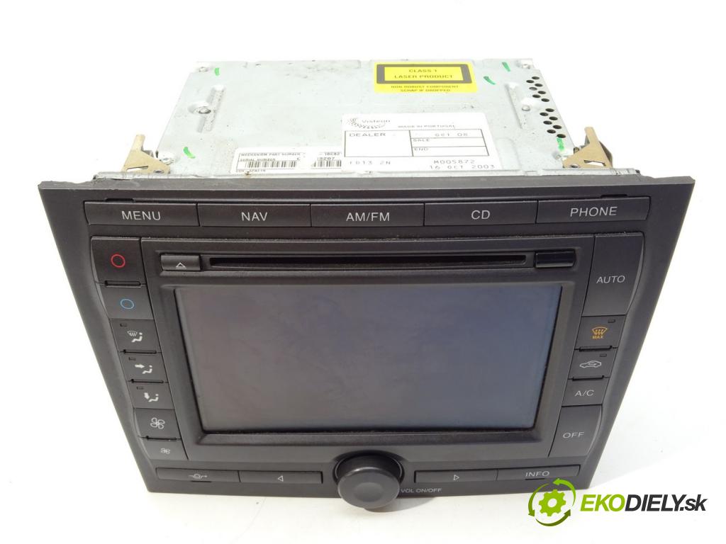 FORD MONDEO III (B5Y) 2000 - 2007    2.0 TDCi 96 kW [130 KM] olej napędowy 2001 - 2007  RADIO Navigácia 3S7T-18B988-AD (Audio zariadenia)