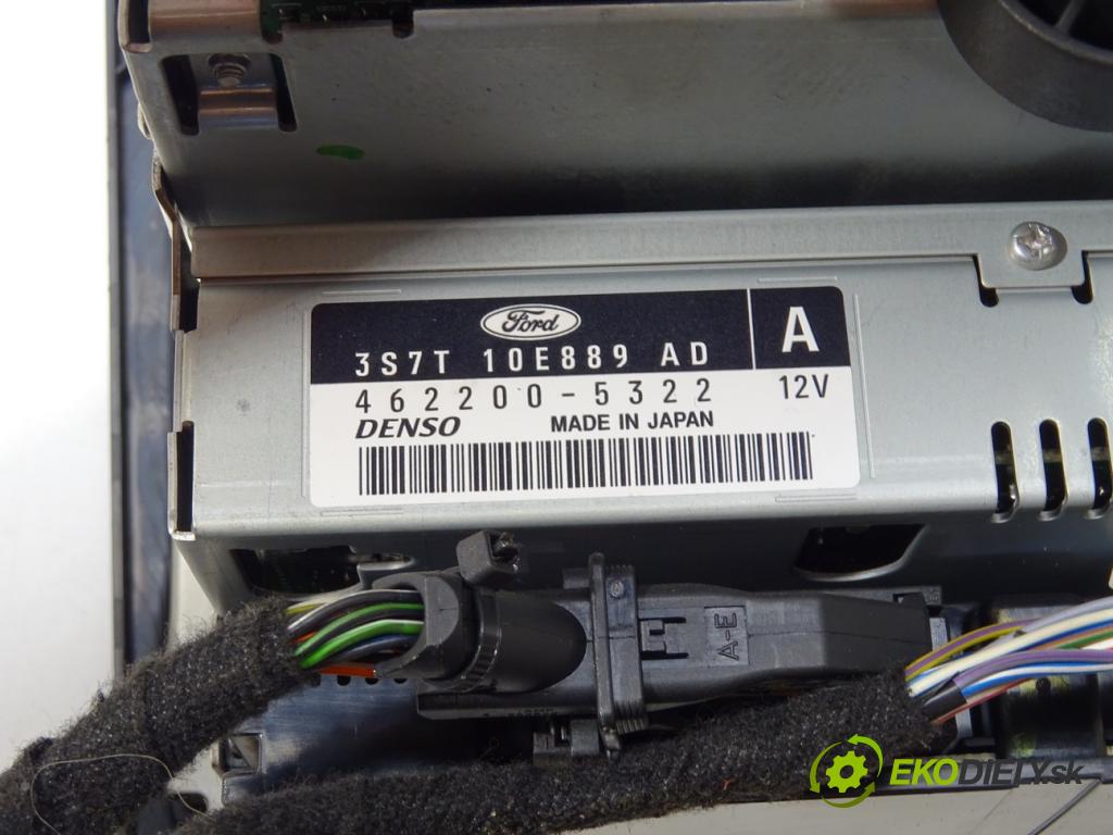 FORD MONDEO III (B5Y) 2000 - 2007    2.0 TDCi 96 kW [130 KM] olej napędowy 2001 - 2007  RADIO Navigácia 3S7T-18B988-AD (Audio zariadenia)