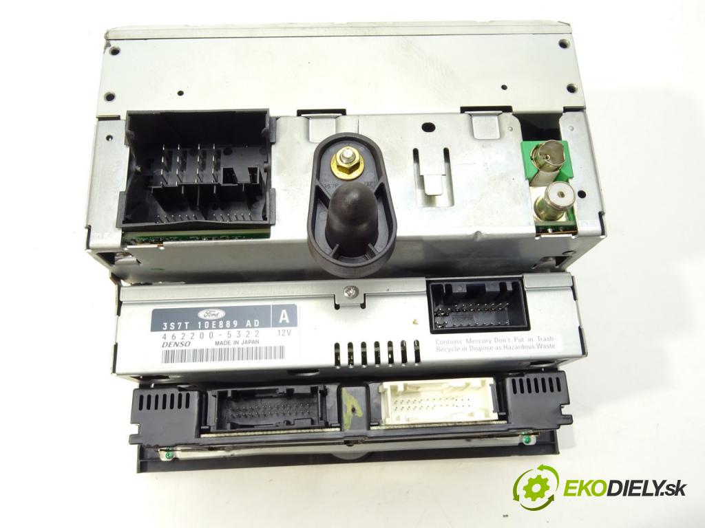 FORD MONDEO III (B5Y) 2000 - 2007    2.0 TDCi 96 kW [130 KM] olej napędowy 2001 - 2007  RADIO Navigácia 3S7T-18B988-AD (Audio zariadenia)