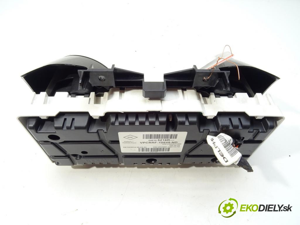 RENAULT CLIO IV (BH_) 2012 - 2022    1.5 dCi 75 55 kW [75 KM] olej napędowy 2012 - 2022  Prístrojovka 248105216R (Prístrojové dosky, displeje)