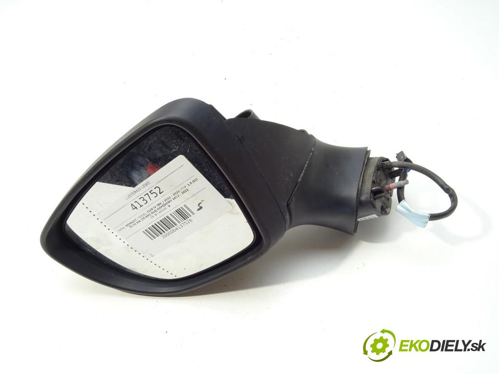 RENAULT CLIO IV (BH_) 2012 - 2022    1.5 dCi 75 55 kW [75 KM] olej napędowy 2012 - 2022  Spätné zrkadlo ľave  (Ostatné)