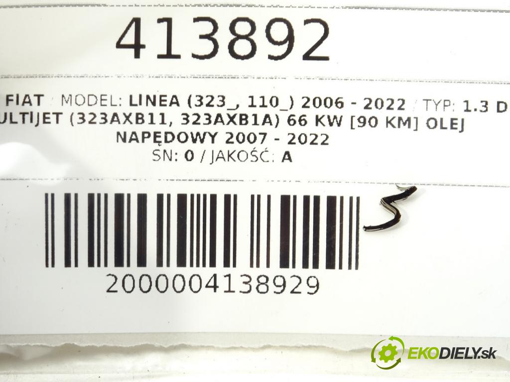 FIAT LINEA (323_, 110_) 2006 - 2022    1.3 D Multijet (323AXB11, 323AXB1A) 66 kW [90 KM]   Prepínač nastavenia spätných zrkadiel  (Prepínače, spínače, tlačidlá a ovládače kúrenia)
