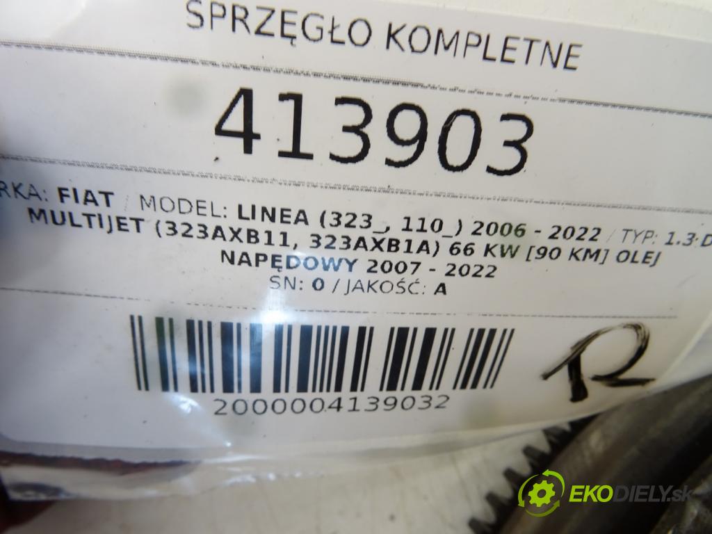 FIAT LINEA (323_, 110_) 2006 - 2022    1.3 D Multijet (323AXB11, 323AXB1A) 66 kW [90 KM]   Spojková sada (bez ložiska) komplet  (Kompletné sady (bez ložiska))