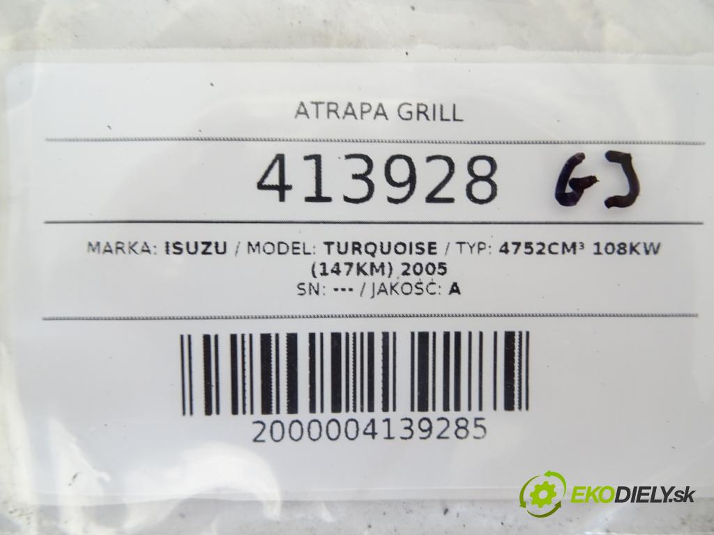 ISUZU TURQUOISE    4752cm³ 108KW (147KM) 2005  mřížka maska  (Mřížky (masky) chladičů)