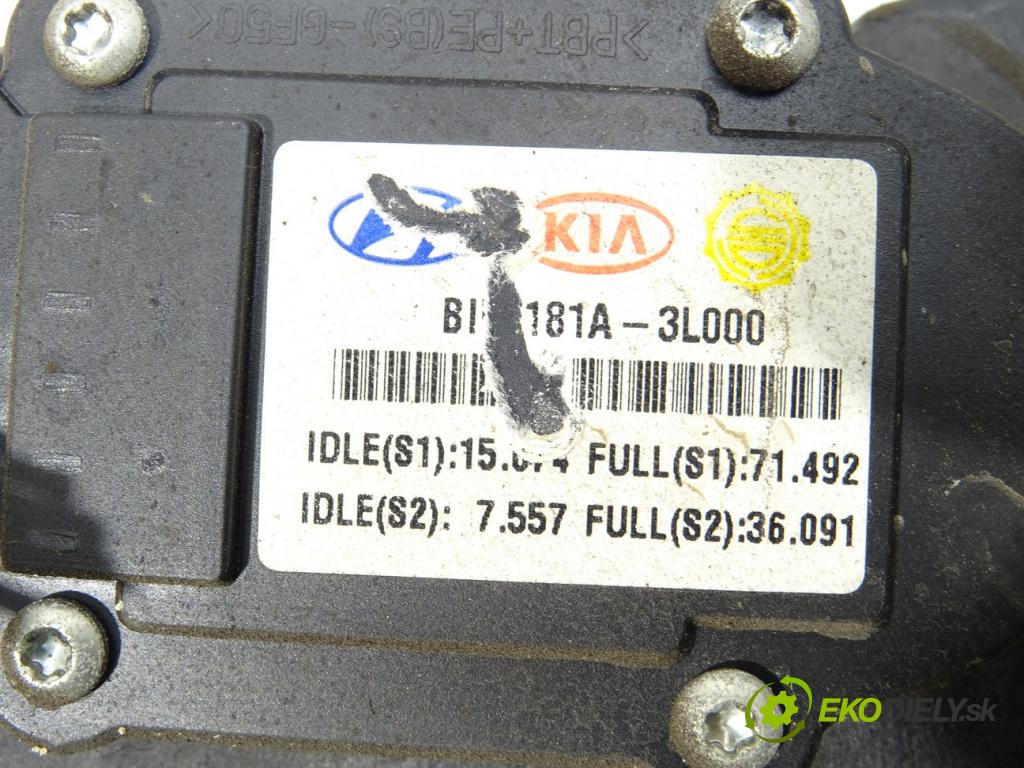 HYUNDAI SONATA V (NF) 2004 - 2014    2.0 CRDi 103 kW [140 KM] olej napędowy 2006 - 2010  Potenciometer plynového pedálu  (Pedále)