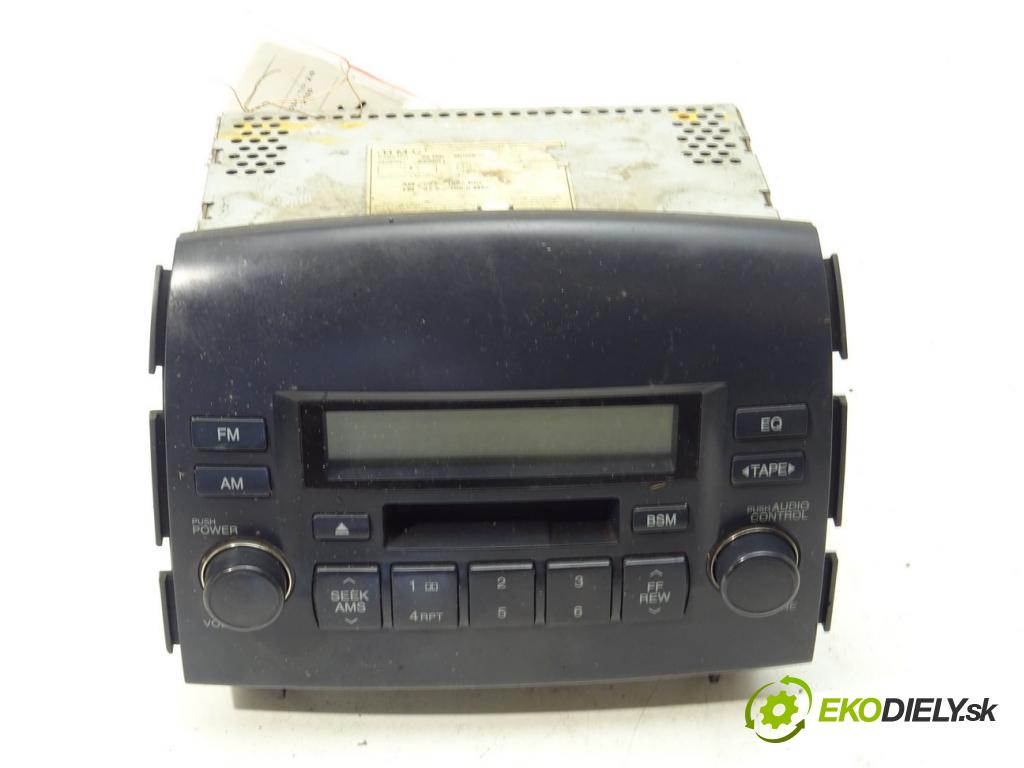 HYUNDAI SONATA V (NF) 2004 - 2014    2.0 CRDi 103 kW [140 KM] olej napędowy 2006 - 2010  RADIO 96160-3K000 (Audio zariadenia)
