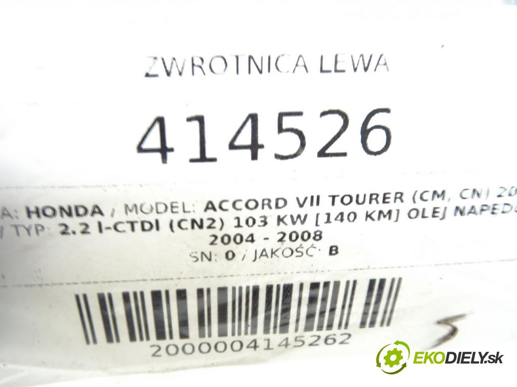 HONDA ACCORD VII Tourer (CM, CN) 2003 - 2008    2.2 i-CTDi (CN2) 103 kW [140 KM] olej napędowy 200  náboj ľavá strana  (Náboje)