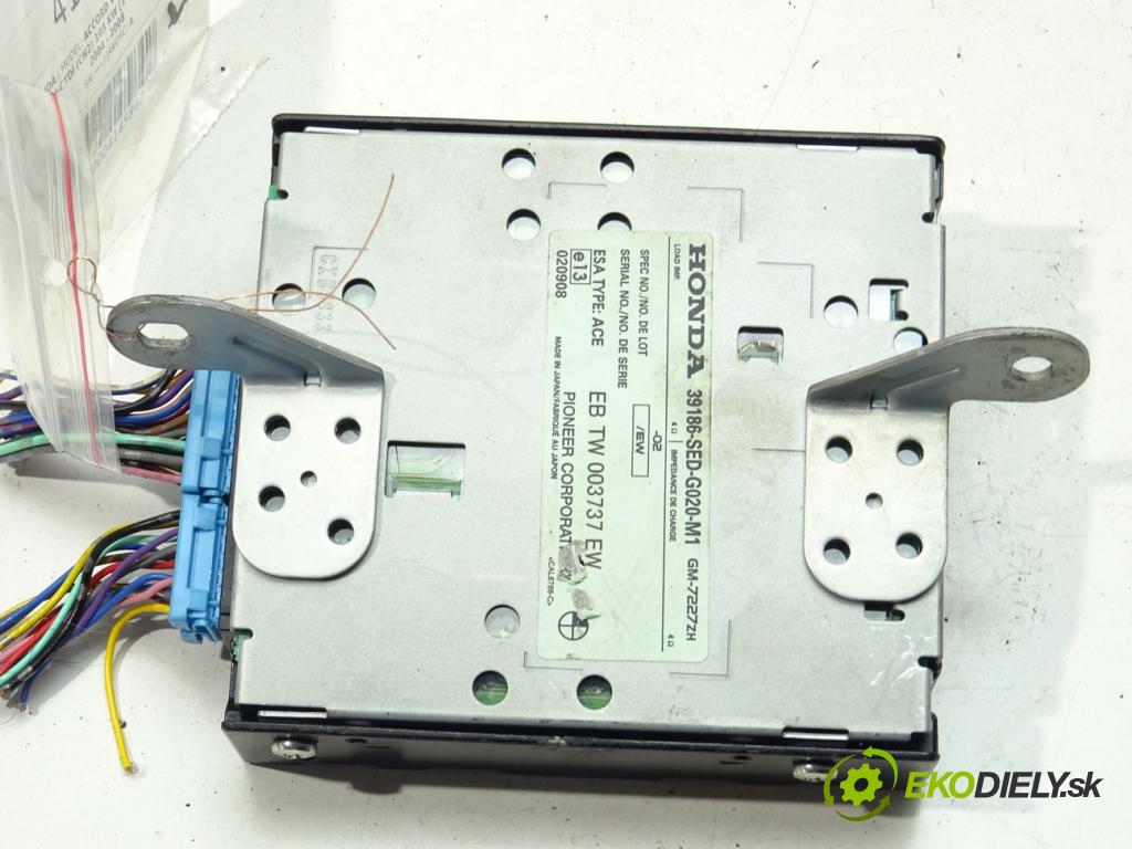 HONDA ACCORD VII Tourer (CM, CN) 2003 - 2008    2.2 i-CTDi (CN2) 103 kW [140 KM] olej napędowy 200  Zosilňovač 39186-SED-G020-M1 (Zosilňovače)