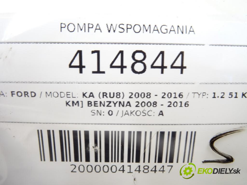 FORD KA (RU8) 2008 - 2016    1.2 51 kW [69 KM] benzyna 2008 - 2016  Pumpa servočerpadlo 735517029 (Servočerpadlá, pumpy riadenia)