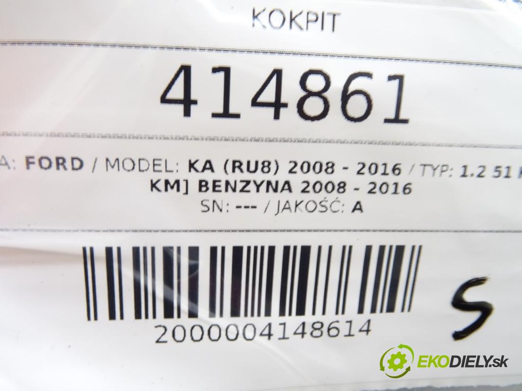 FORD KA (RU8) 2008 - 2016    1.2 51 kW [69 KM] benzyna 2008 - 2016  Palubná doska  (Palubné dosky)