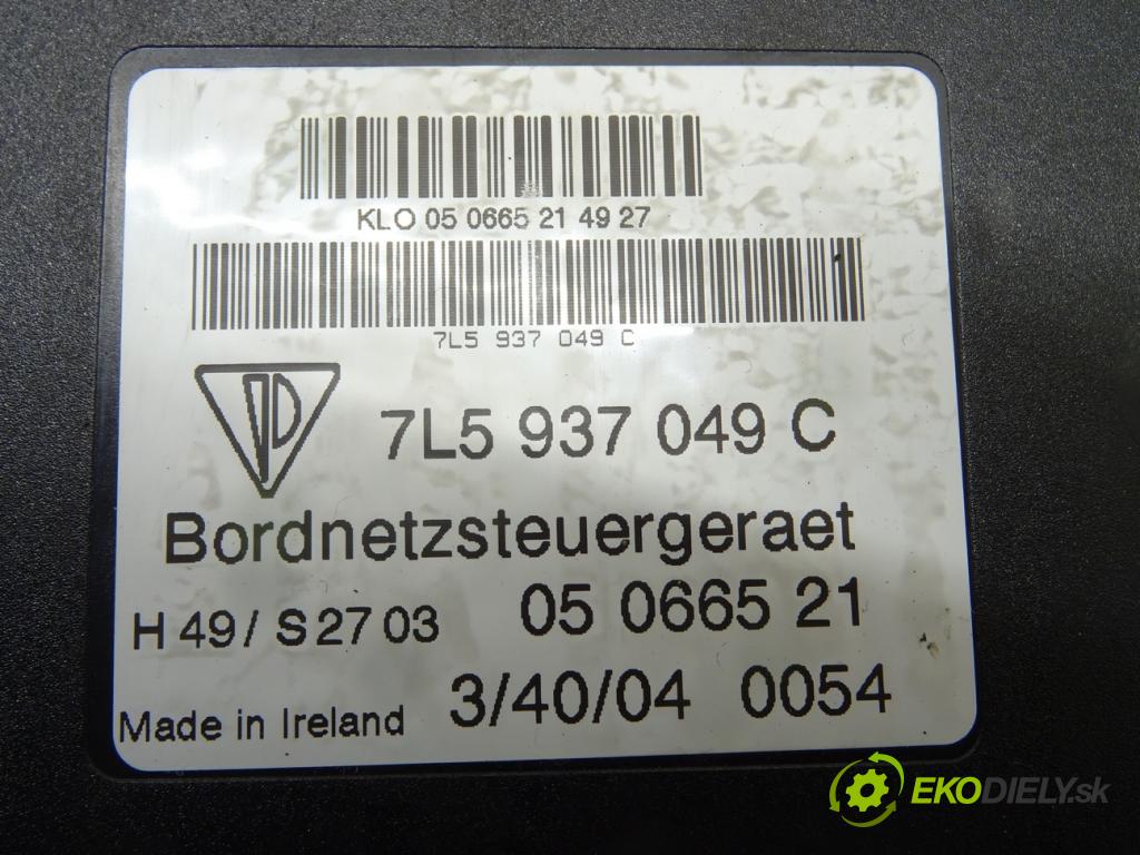 PORSCHE CAYENNE (9PA) 2002 - 2010    S 4.5 250 kW [340 KM] benzyna 2002 - 2007  Modul BORDNETZ 7L5937049C (Ostatné)