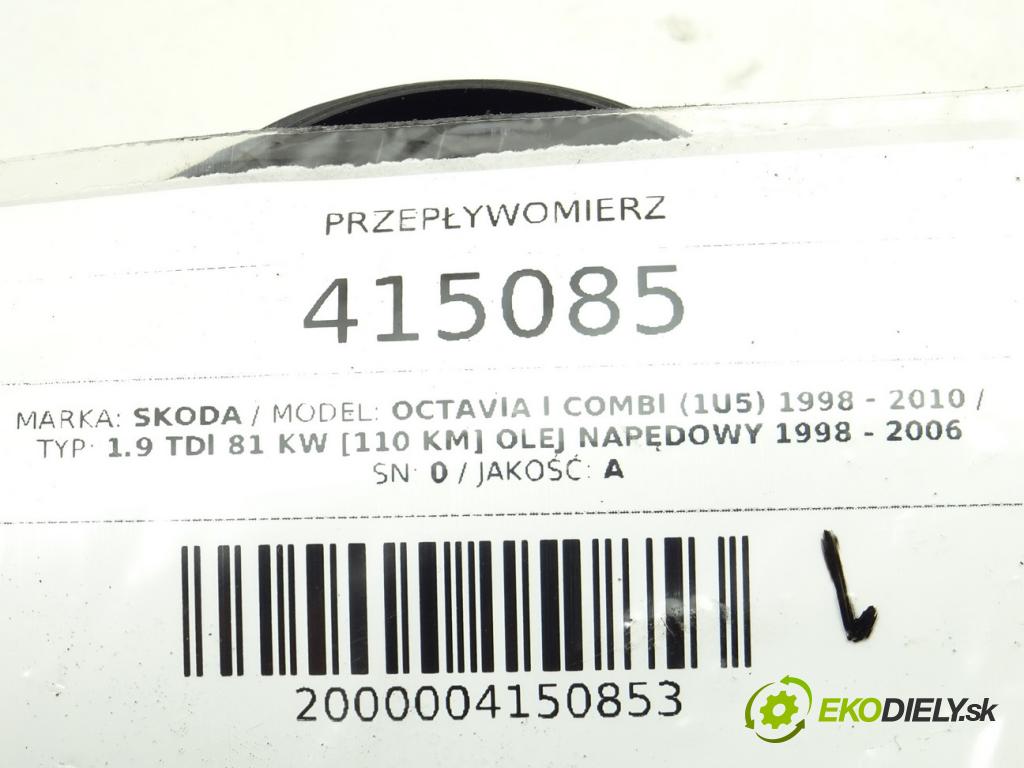 SKODA OCTAVIA I Combi (1U5) 1998 - 2010    1.9 TDI 81 kW [110 KM] olej napędowy 1998 - 2006  Váha vzduchu 0 (Váhy vzduchu)