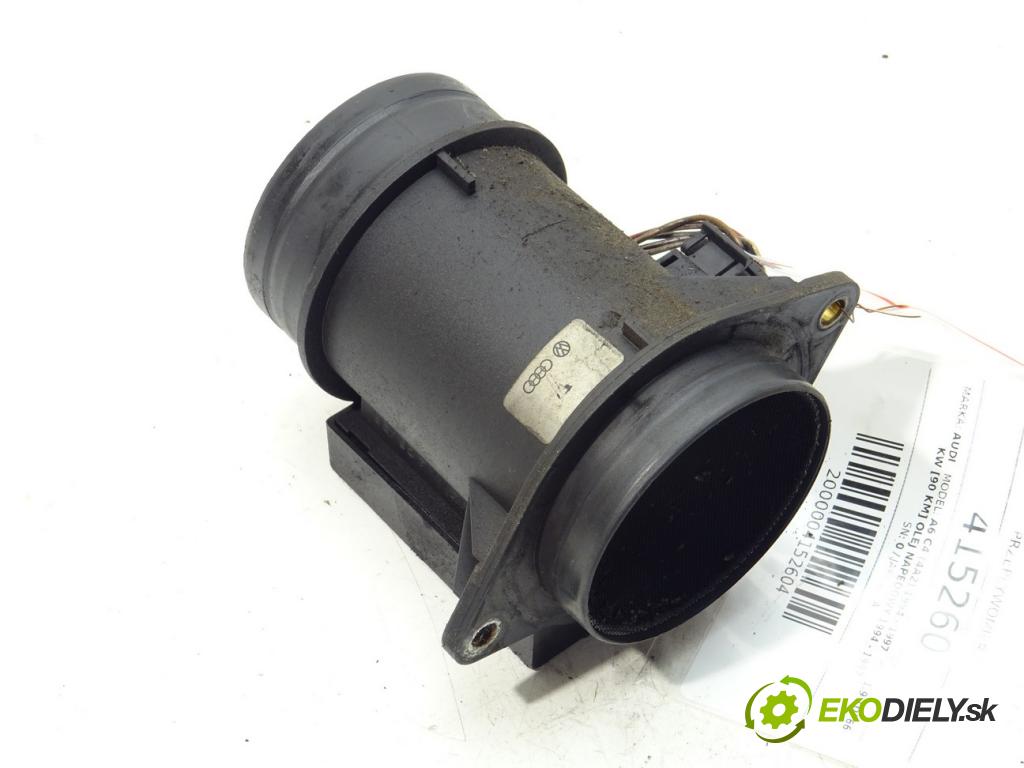 AUDI A6 C4 (4A2) 1994 - 1997    1.9 TDI 66 kW [90 KM] olej napędowy 1994 - 1997  Váha vzduchu 0 (Váhy vzduchu)