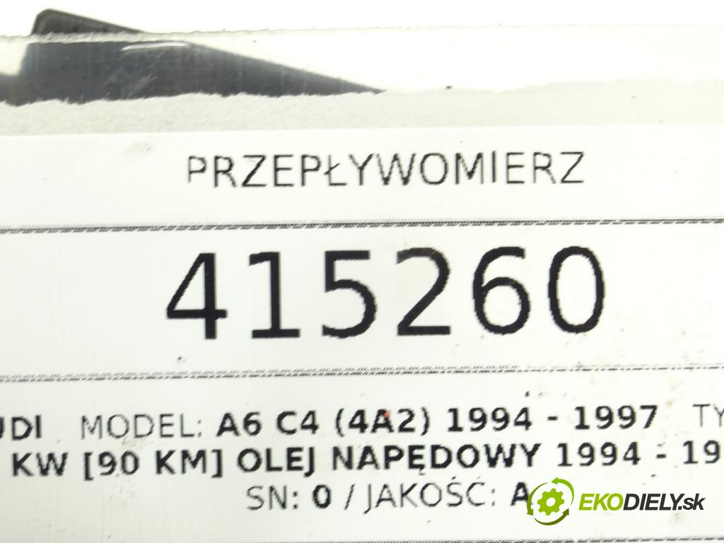 AUDI A6 C4 (4A2) 1994 - 1997    1.9 TDI 66 kW [90 KM] olej napędowy 1994 - 1997  Váha vzduchu 0 (Váhy vzduchu)