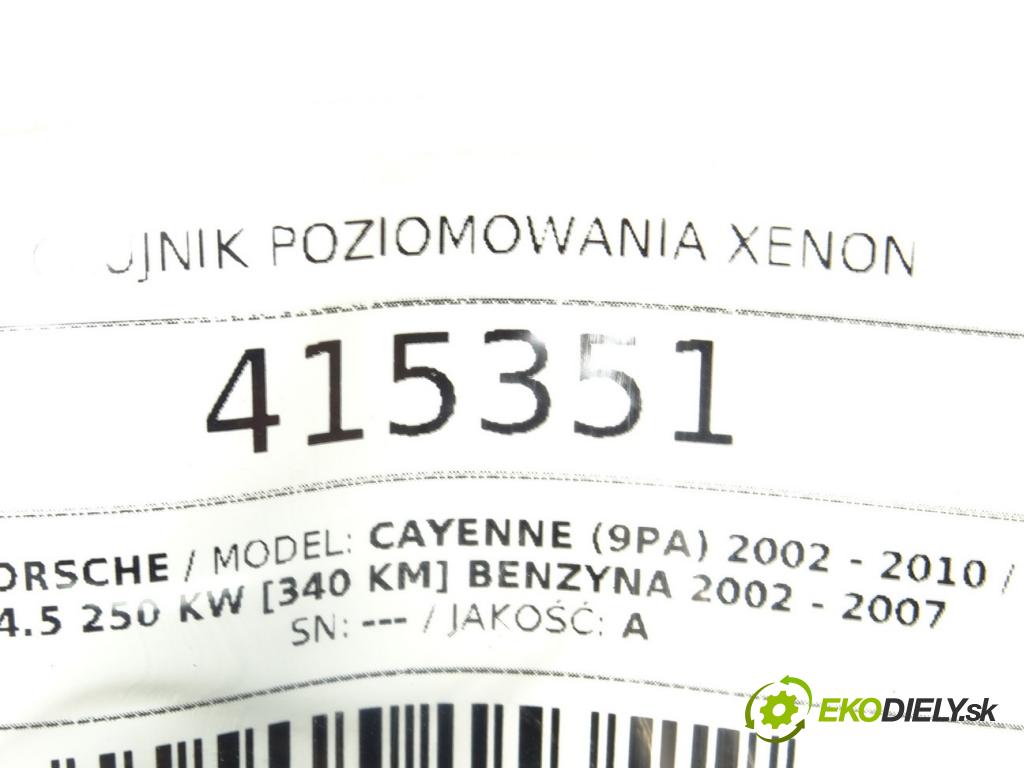 PORSCHE CAYENNE (9PA) 2002 - 2010    S 4.5 250 kW [340 KM] benzyna 2002 - 2007  Snímač XENON 7L0616571B (Snímače)