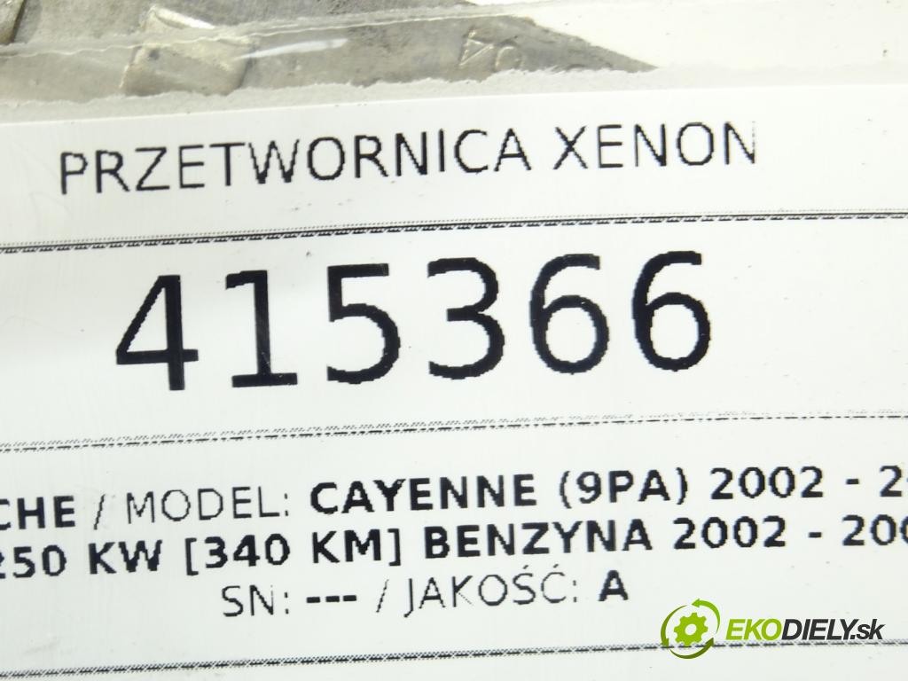 PORSCHE CAYENNE (9PA) 2002 - 2010    S 4.5 250 kW [340 KM] benzyna 2002 - 2007  Menič XENON 89032133 (Riadiace jednotky xenónu)