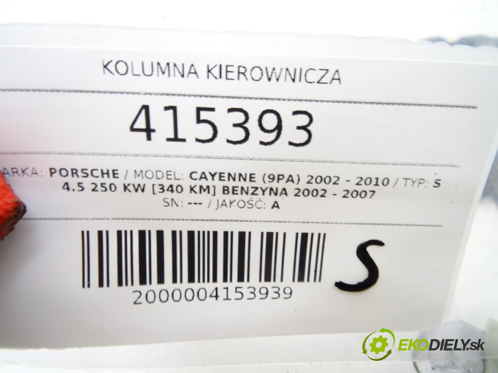 PORSCHE CAYENNE (9PA) 2002 - 2010    S 4.5 250 kW [340 KM] benzyna 2002 - 2007  hřídel tyč volantu 7L0419501AN (Tyčky řízení)