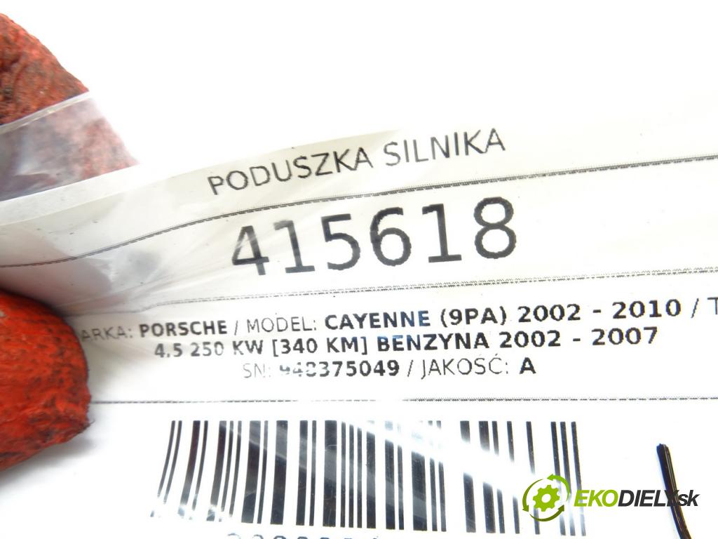 PORSCHE CAYENNE (9PA) 2002 - 2010    S 4.5 250 kW [340 KM] benzyna 2002 - 2007  AirBag motora 948375049 (Držáky motoru)