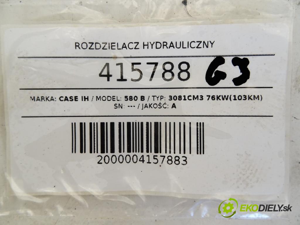 CASE IH 580 B    3081CM3 76KW(103KM)  Rozdeľovač hydraulický  (Rozdeľovače)