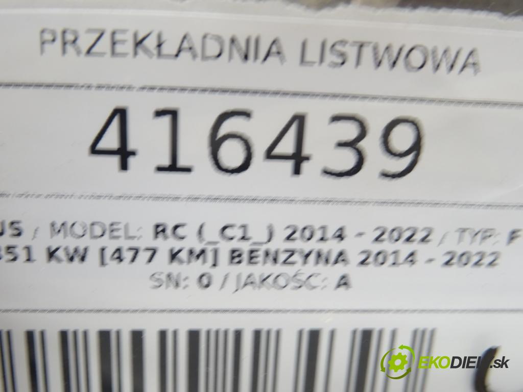 LEXUS RC (_C1_) 2014 - 2022    F (USC10_) 351 kW [477 KM] benzyna 2014 - 2022  riadenie  (Riadenia)