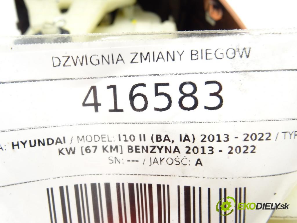 HYUNDAI i10 II (BA, IA) 2013 - 2022    1.0 49 kW [67 KM] benzyna 2013 - 2022  Kulisa  (Rýchlostné páky / kulisy)