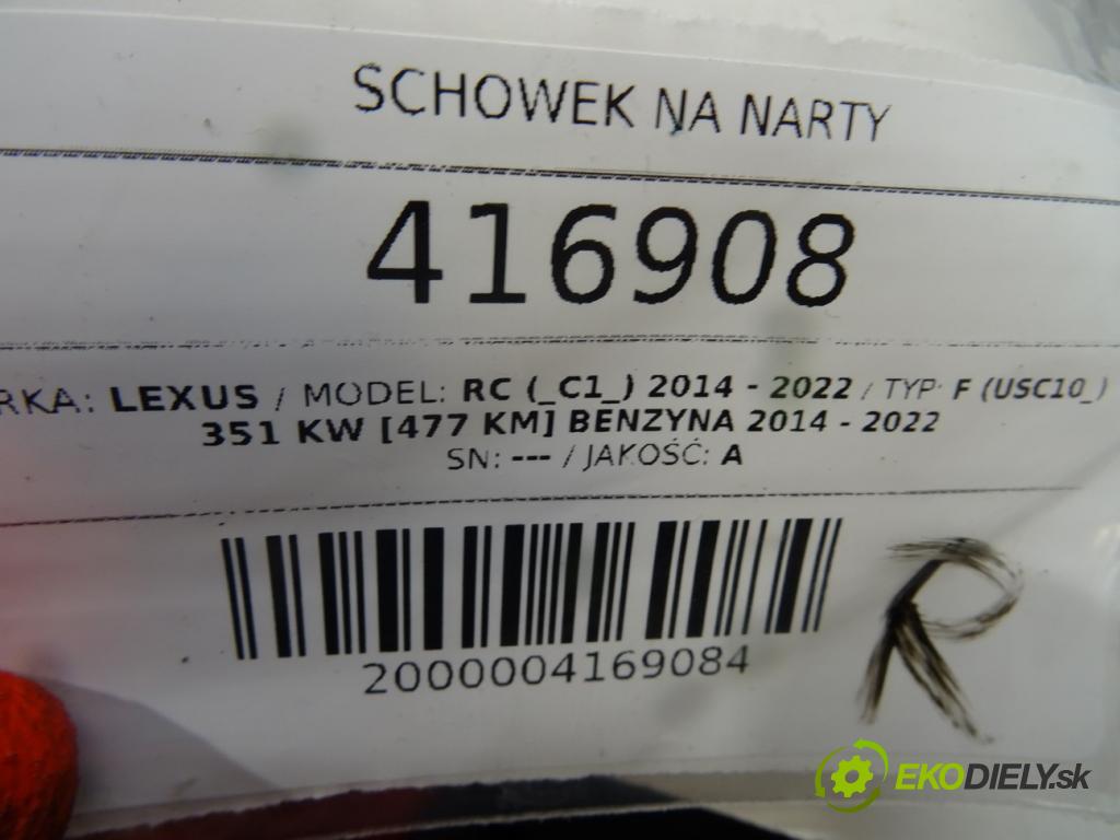 LEXUS RC (_C1_) 2014 - 2022    F (USC10_) 351 kW [477 KM] benzyna 2014 - 2022  OKNO: Priehradka, kastlík na LYŽE: 72620-53060