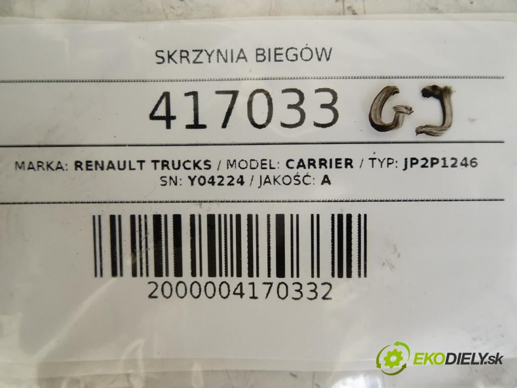 RENAULT TRUCKS CARRIER    JP2P1246  Prevodovka Y04224 (Prevodovky)