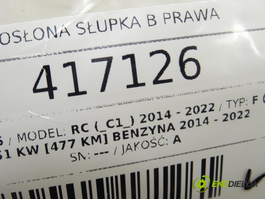LEXUS RC (_C1_) 2014 - 2022    F (USC10_) 351 kW [477 KM] benzyna 2014 - 2022  Clona stĺpika B pravá 62410-24040