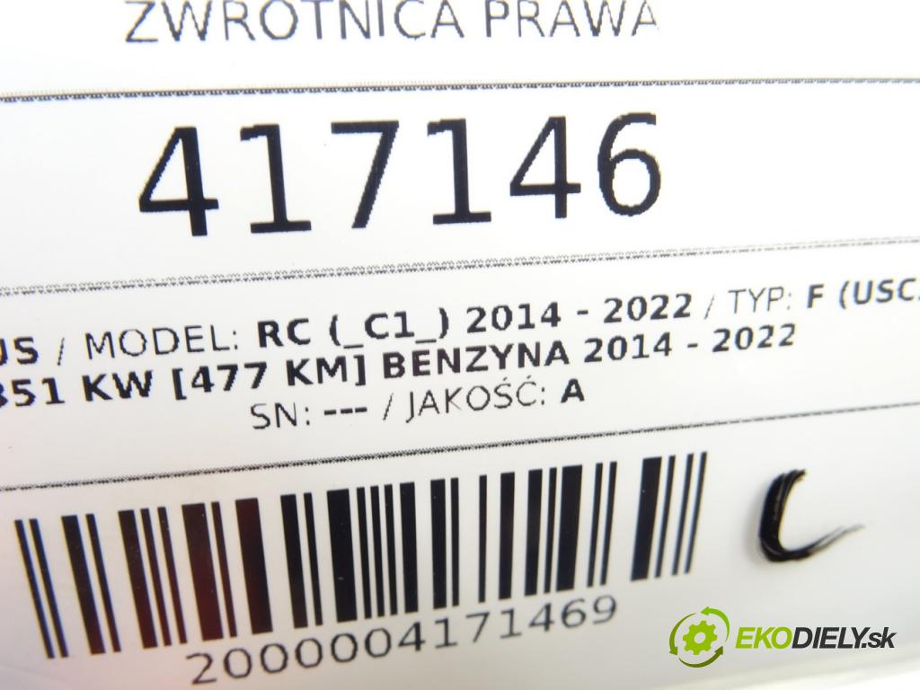 LEXUS RC (_C1_) 2014 - 2022    F (USC10_) 351 kW [477 KM] benzyna 2014 - 2022  náboj pravá 89544-30040 (Náboje)