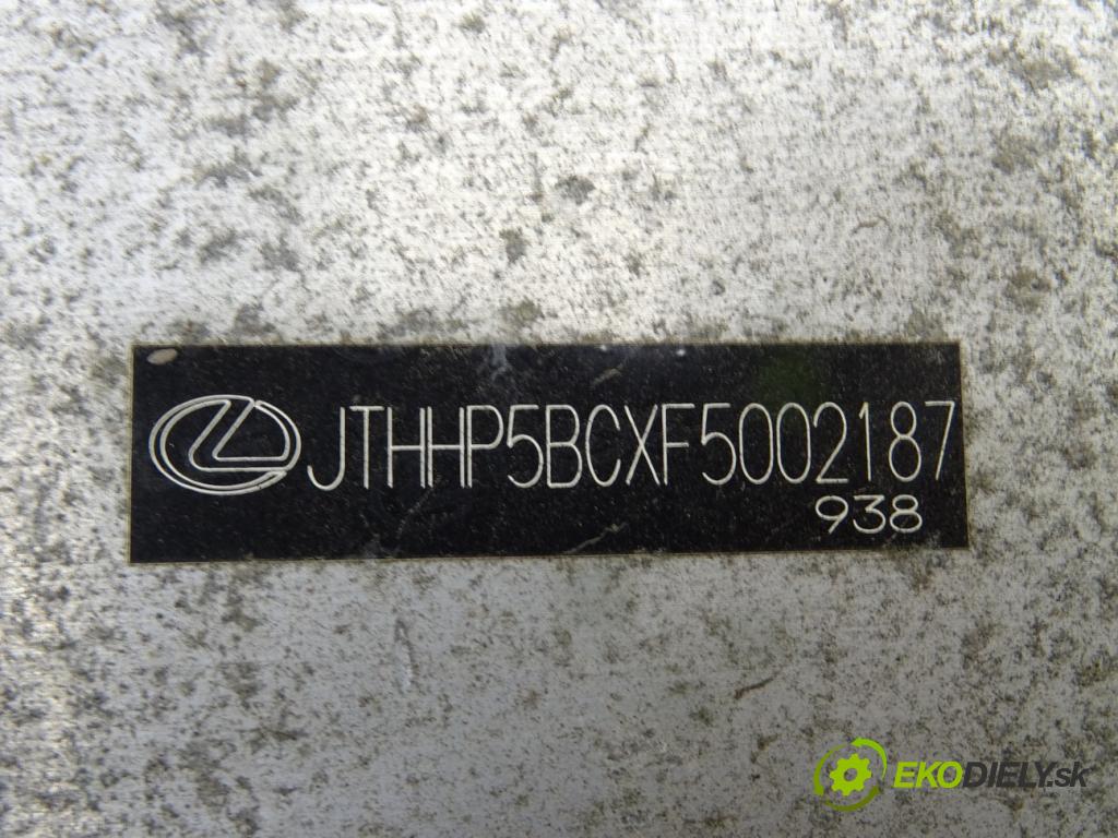 LEXUS RC (_C1_) 2014 - 2022    F (USC10_) 351 kW [477 KM] benzyna 2014 - 2022  výztuha nárazníka zadní část