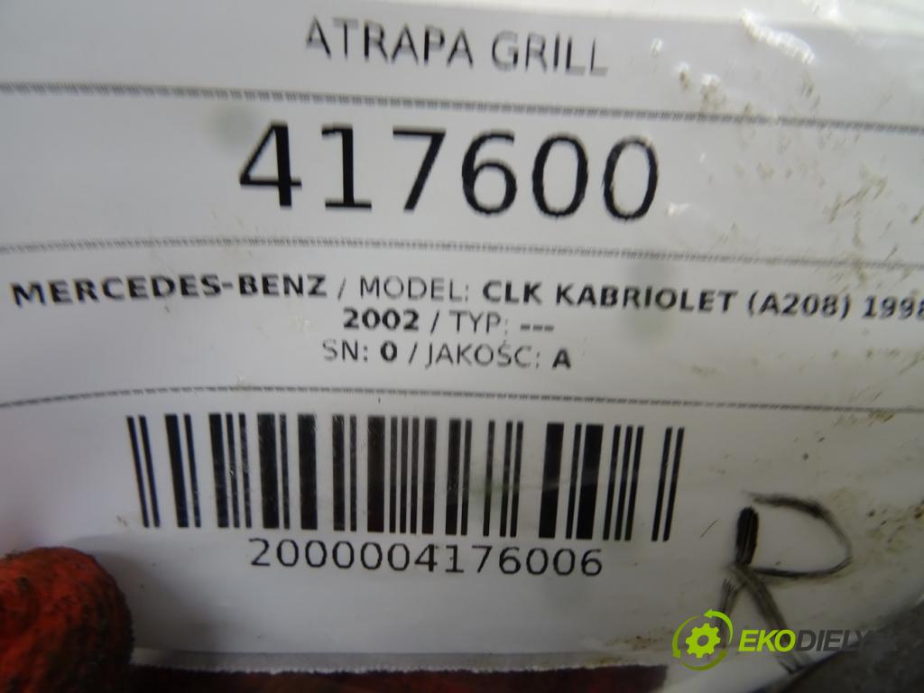 MERCEDES-BENZ CLK kabriolet (A208) 1998 - 2002    ---  mřížka maska  (Mřížky (masky) chladičů)