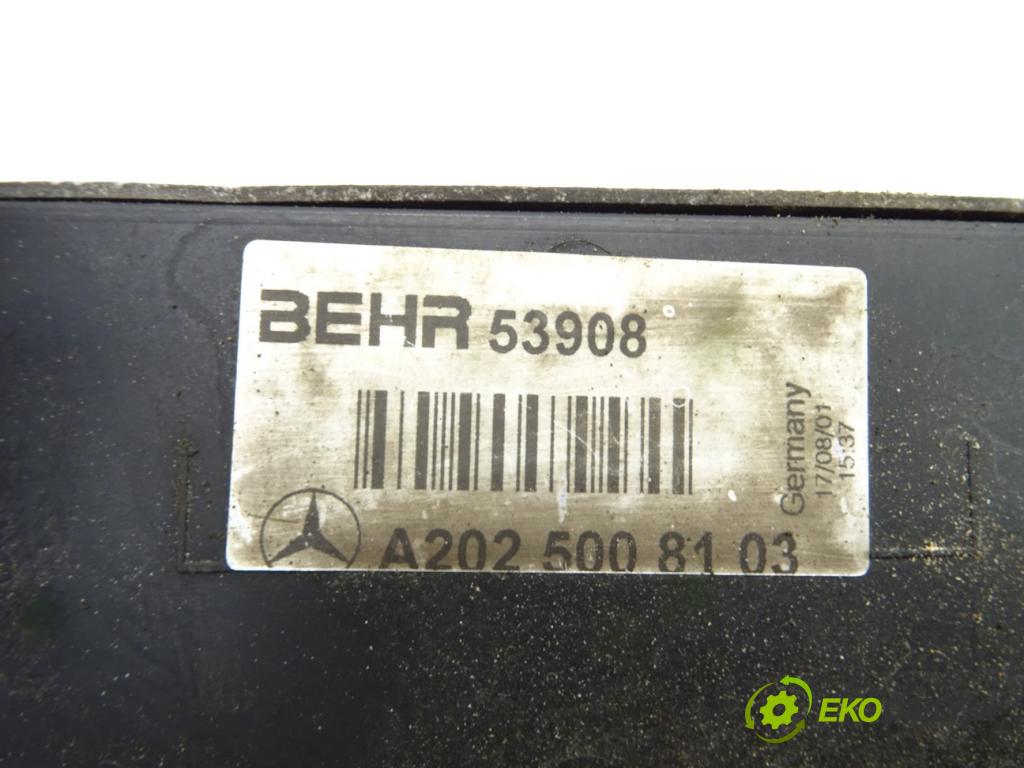 MERCEDES-BENZ CLK kabriolet (A208) 1998 - 2002    ---  Chladič vody A2025008103 (Chladiče vody)