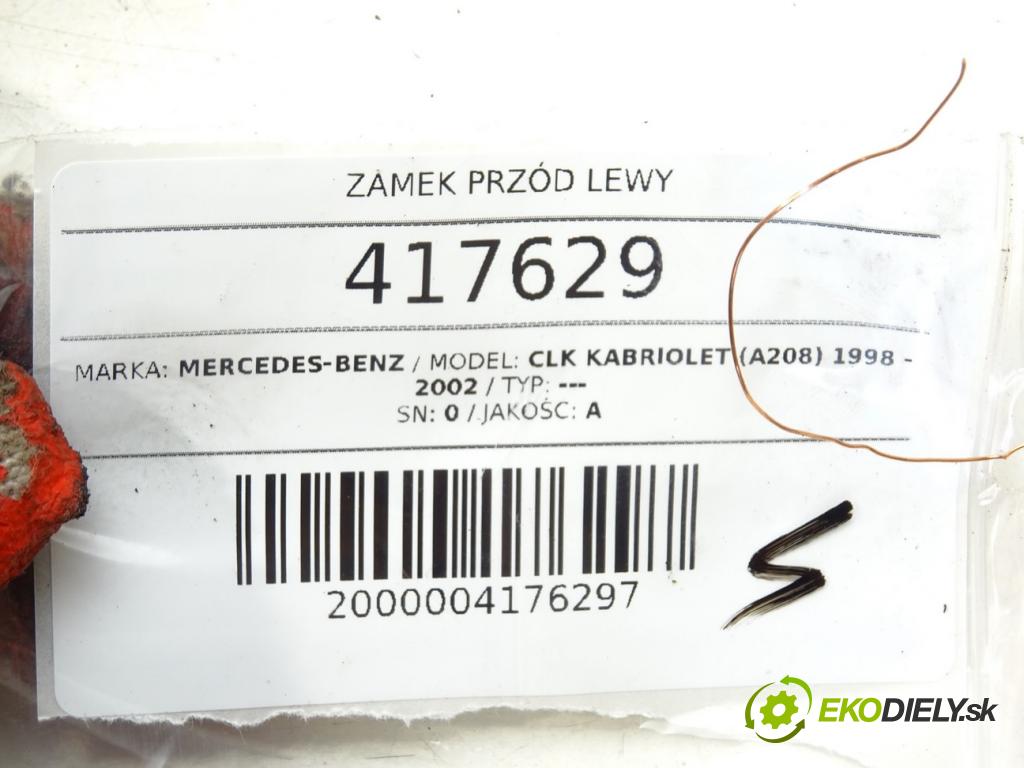 MERCEDES-BENZ CLK kabriolet (A208) 1998 - 2002    ---  zámok přední část levý 2037200135