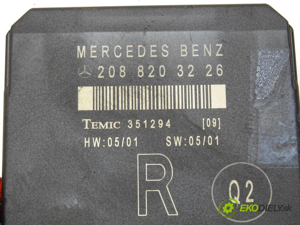 MERCEDES-BENZ CLK kabriolet (A208) 1998 - 2002    ---  Modul Riadiaca jednotka Dvere 2088203226 (Riadiace jednotky centrálneho zámku)