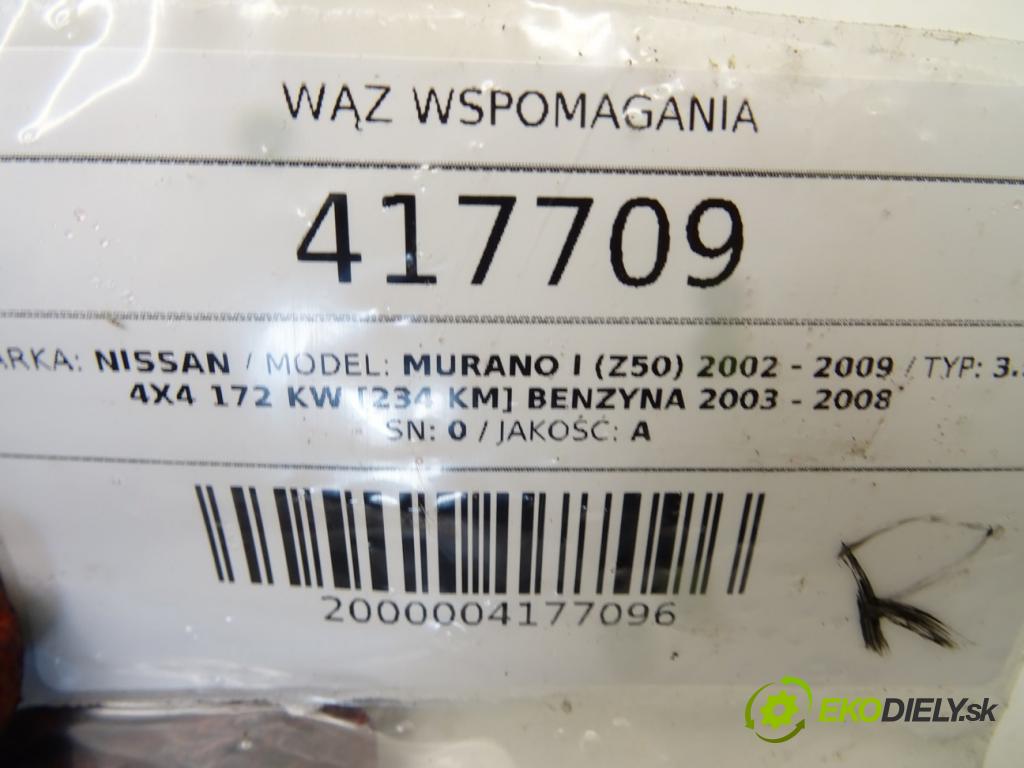 NISSAN MURANO I (Z50) 2002 - 2009    3.5 4x4 172 kW [234 KM] benzyna 2003 - 2008  hadica servočerpadlo  (Rúrky, hadice servočerpadla)