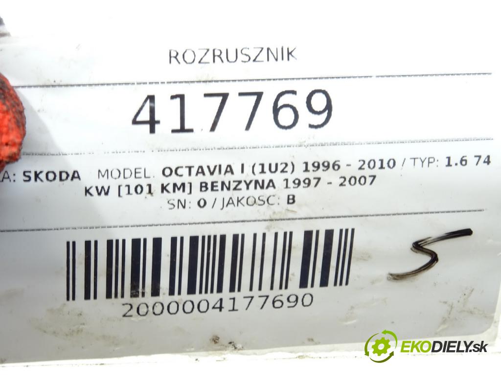 SKODA OCTAVIA I (1U2) 1996 - 2010    1.6 74 kW [101 KM] benzyna 1997 - 2007  Štartér 0001121006 (Štartéry)