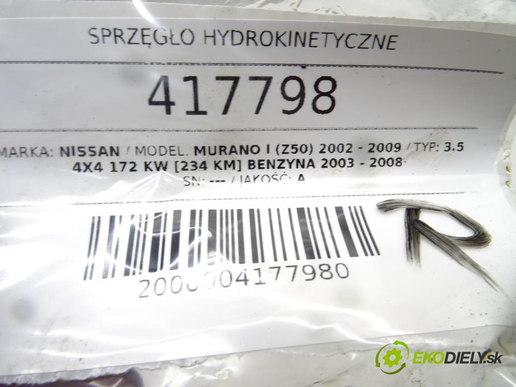 NISSAN MURANO I (Z50) 2002 - 2009    3.5 4x4 172 kW [234 KM] benzyna 2003 - 2008  Spojková sada (bez ložiska) konvertor  (Ostatné)
