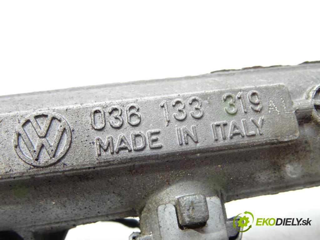 VW BORA I (1J2) 1998 - 2013    1.6 16V 77 kW [105 KM] benzyna 2000 - 2005  Lišta vstrekovacia Vstrekovacie ventily 036133319AL (Vstrekovacie lišty)