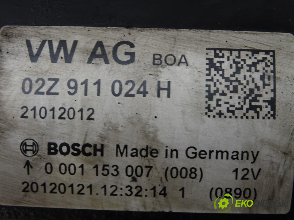 VW PASSAT B7 Variant (365) 2010 - 2015    1.6 TDI 77 kW [105 KM] olej napędowy 2010 - 2014  Štartér 02Z911024H (Štartéry)