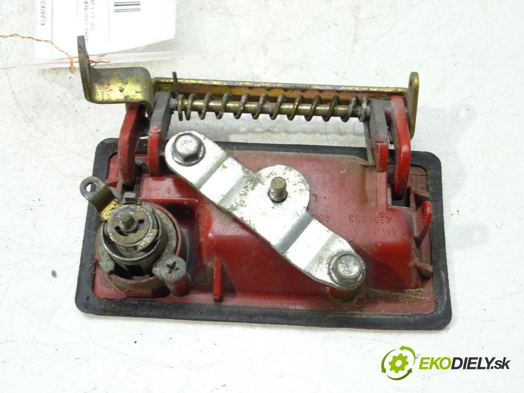 CHRYSLER LE BARON kabriolet 1986 - 1997    3.0 i V6 105 kW [143 KM] benzyna 1990 - 1996  Kľučka predný ľavá strana vonkajšia 4336233 (Vonkajšie predné ľavé)