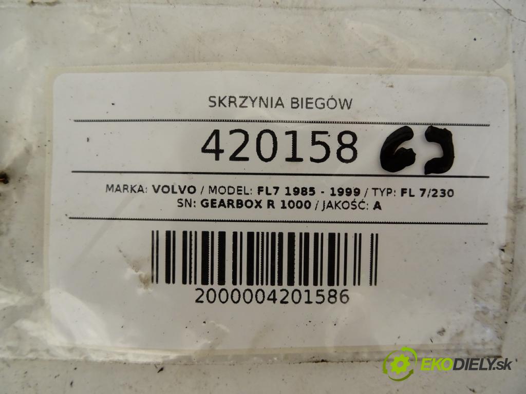 VOLVO FL7 1985 - 1999    FL 7/230  Prevodovka R1000 (Prevodovky)