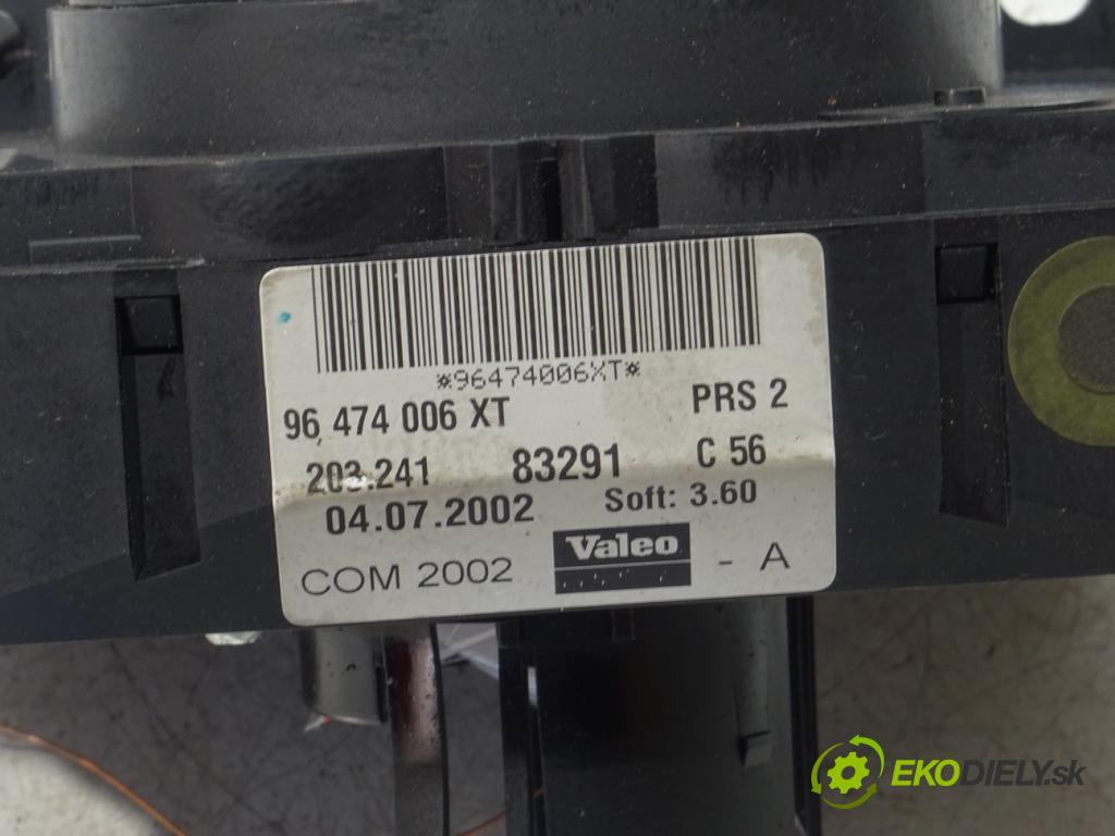 CITROEN C3 I (FC_, FN_) 2002 - 2022    1.1 i 44 kW [60 KM] benzyna 2002 - 2022  Prepínač kombinovaný 96474006XT (Prepínače, spínače, tlačidlá a ovládače kúrenia)