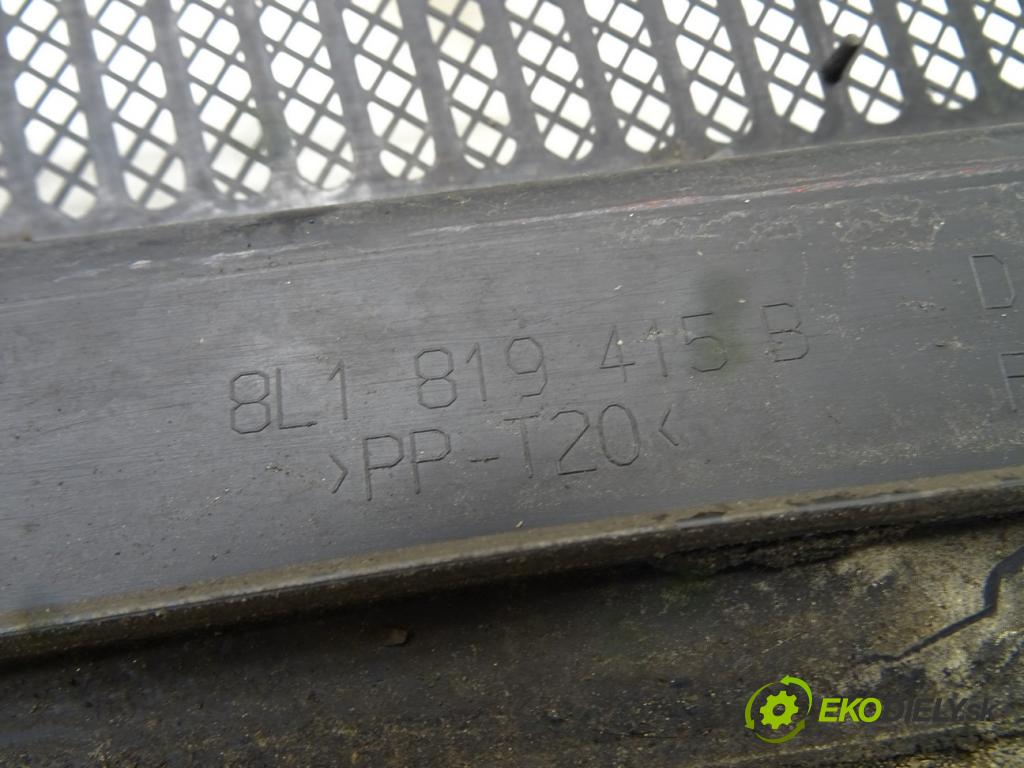 AUDI A3 (8L1) 1996 - 2006    1.8 92 kW [125 KM] benzyna 1996 - 2003  Torpédo, plast pod čelné okno 8L1819415B (Torpéda)