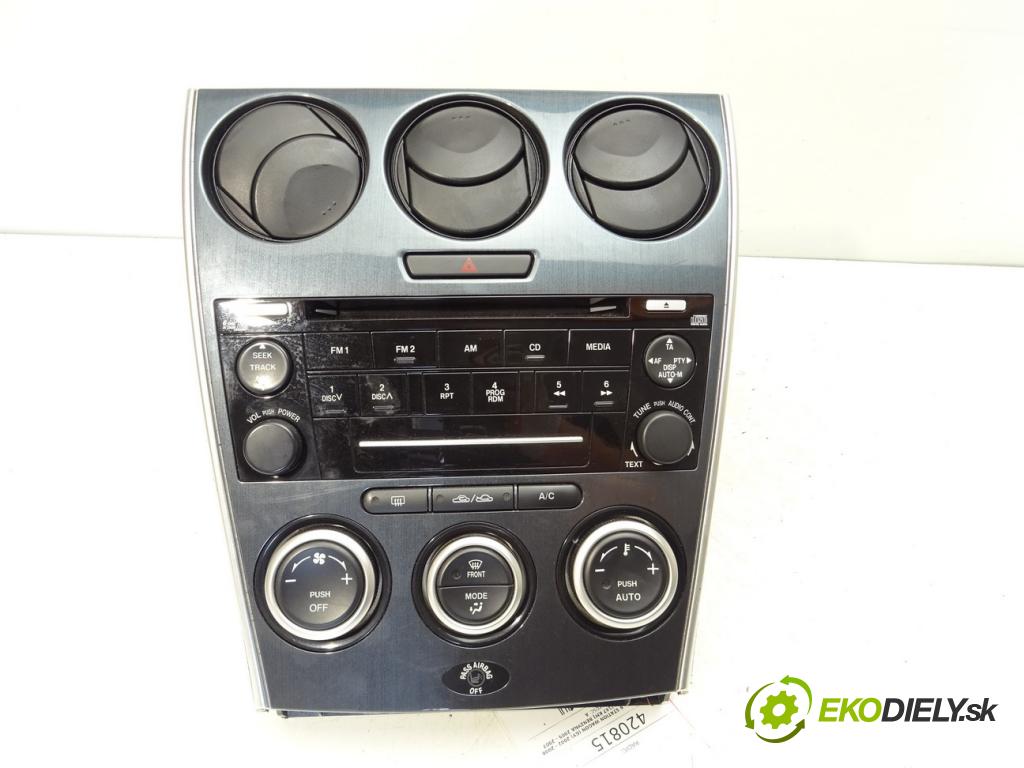 MAZDA 6 Station Wagon (GY) 2002 - 2008    2.0 (GYEW) 108 kW [147 KM] benzyna 2005 - 2007  RADIO Panel kúrenia CQ-EM4570AK