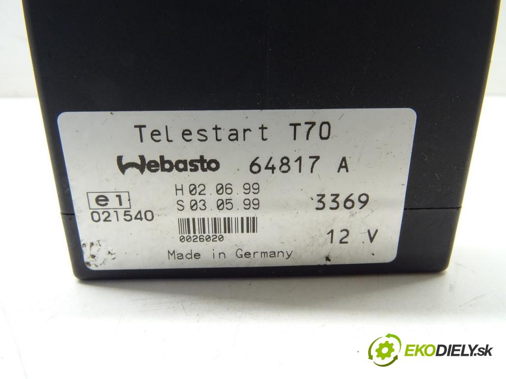 AUDI A6 C5 sedan 1999 110 kW 2.5 TDI 2496 Modul Riadiaca jednotka Webasto TELESTART: